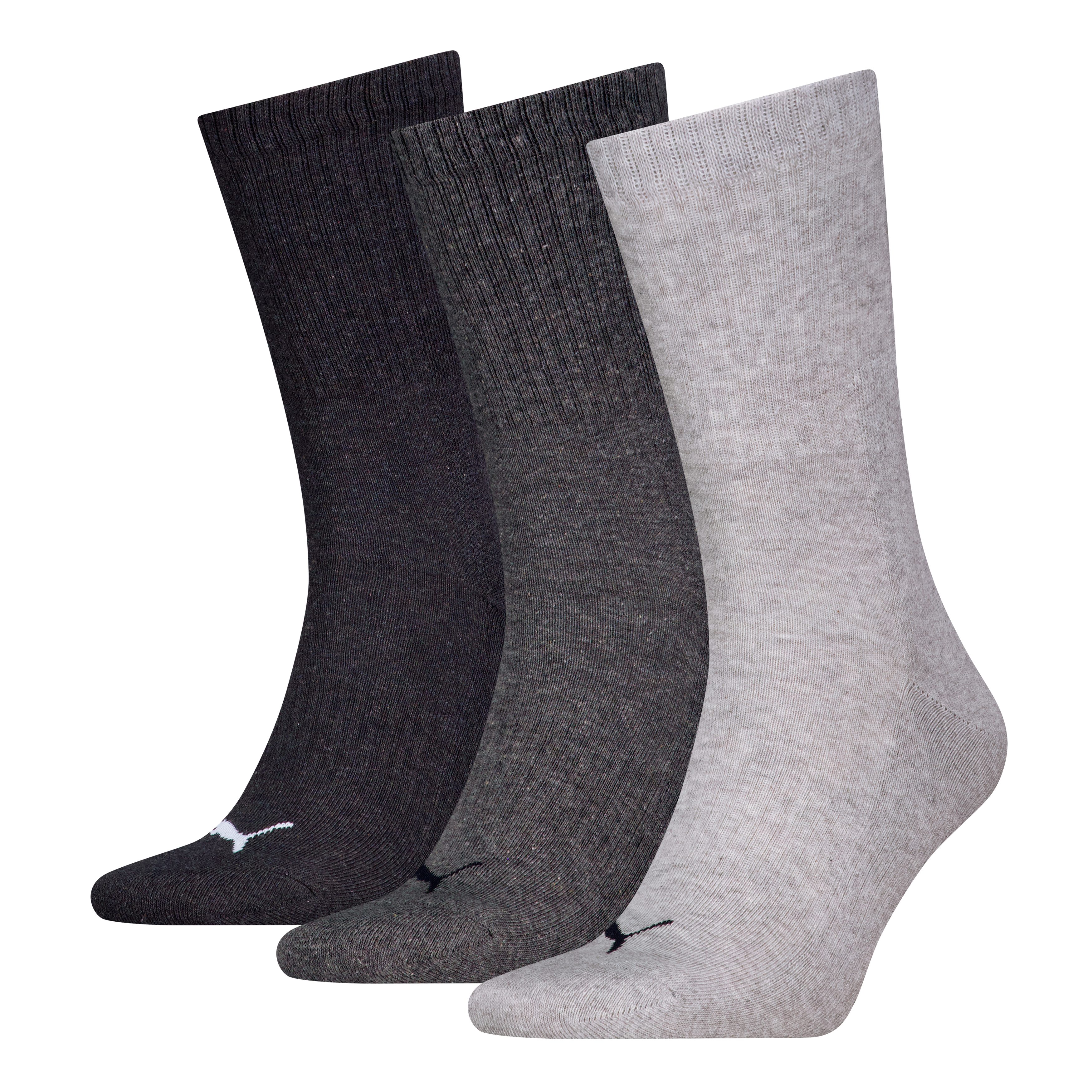 PUMA Socken PUMA UNISEX CUSHIONED NEXT CREW 3P (3-Paar, 3 Paar) mit Zonenpolsterung für zusätzlichen Komfort