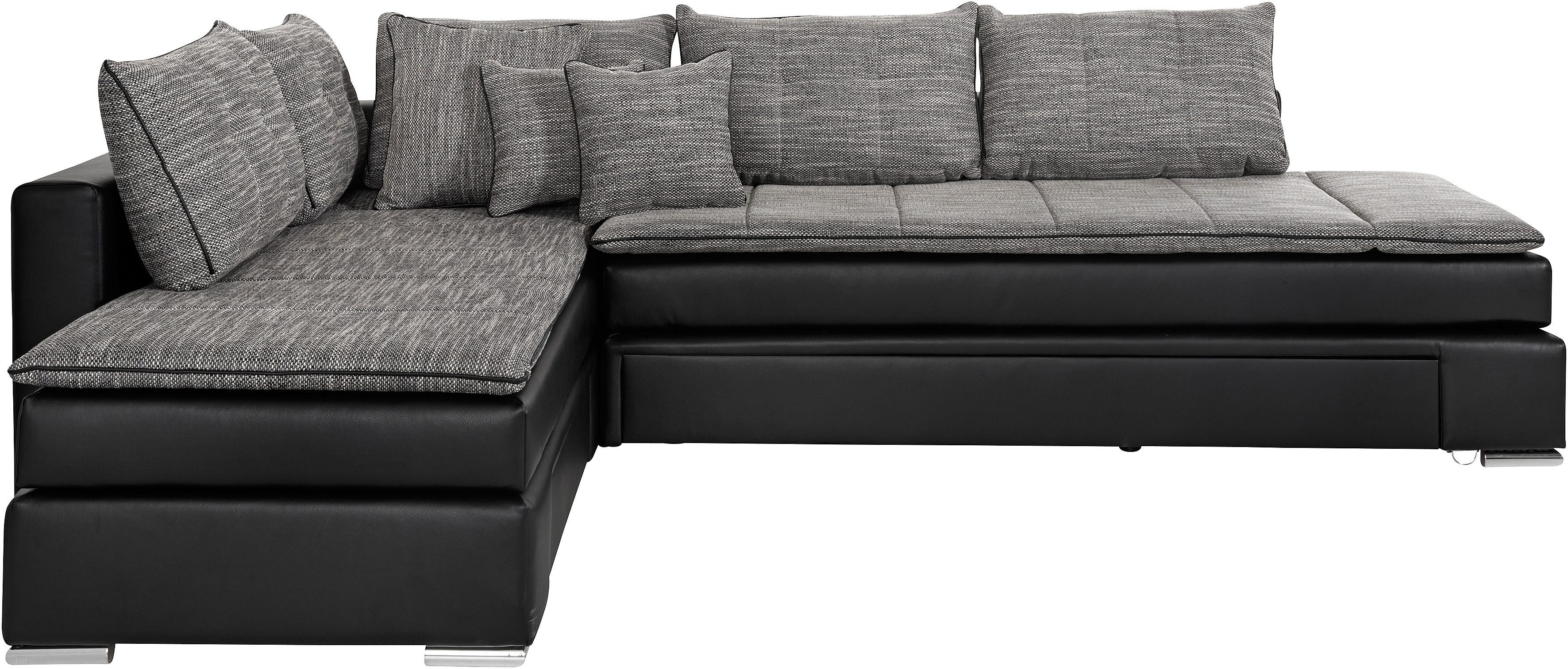INOSIGN Ecksofa "Boxspringbett Night & Day L-Form mit Dauer-Schlaffunktion günstig online kaufen