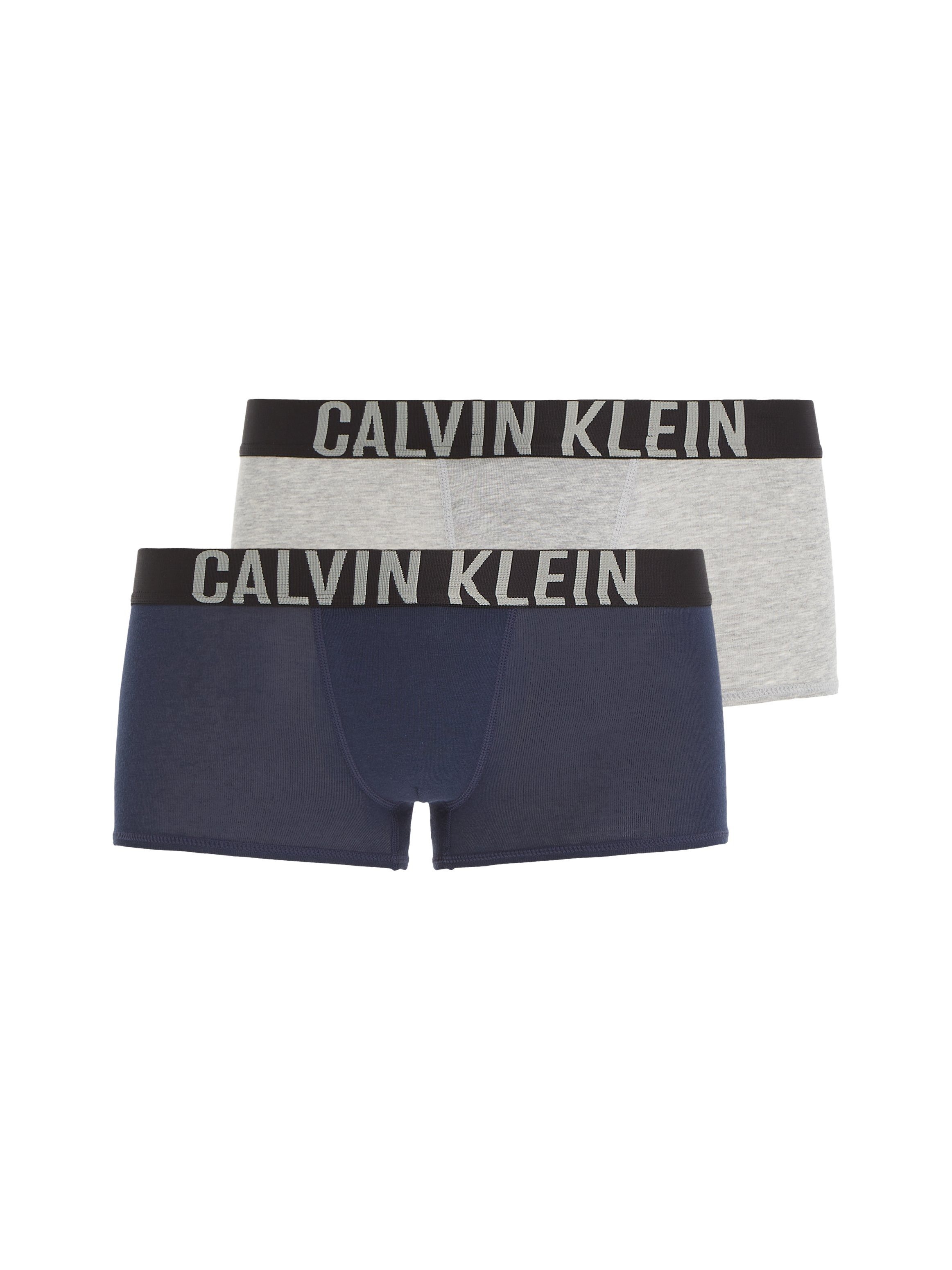 Calvin Klein Underwear Trunk grau-meliert, (2-St) navy Intenese Kinder Kids Junior Power MiniMe