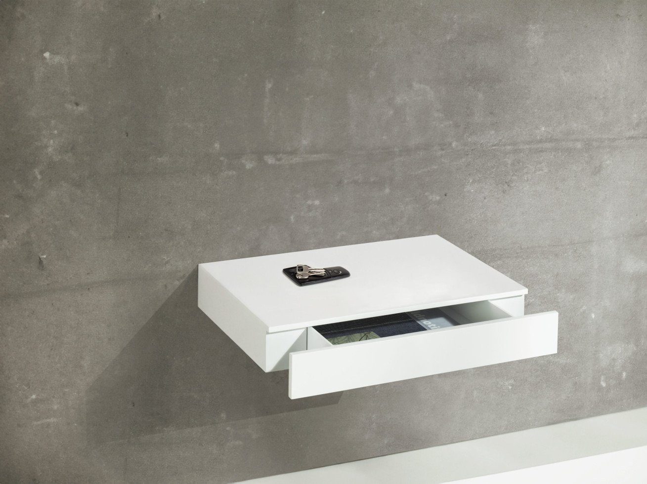 Dolle Wandregal Dolle Wandregal mit Schublade Cassetto 48 x 28 cm