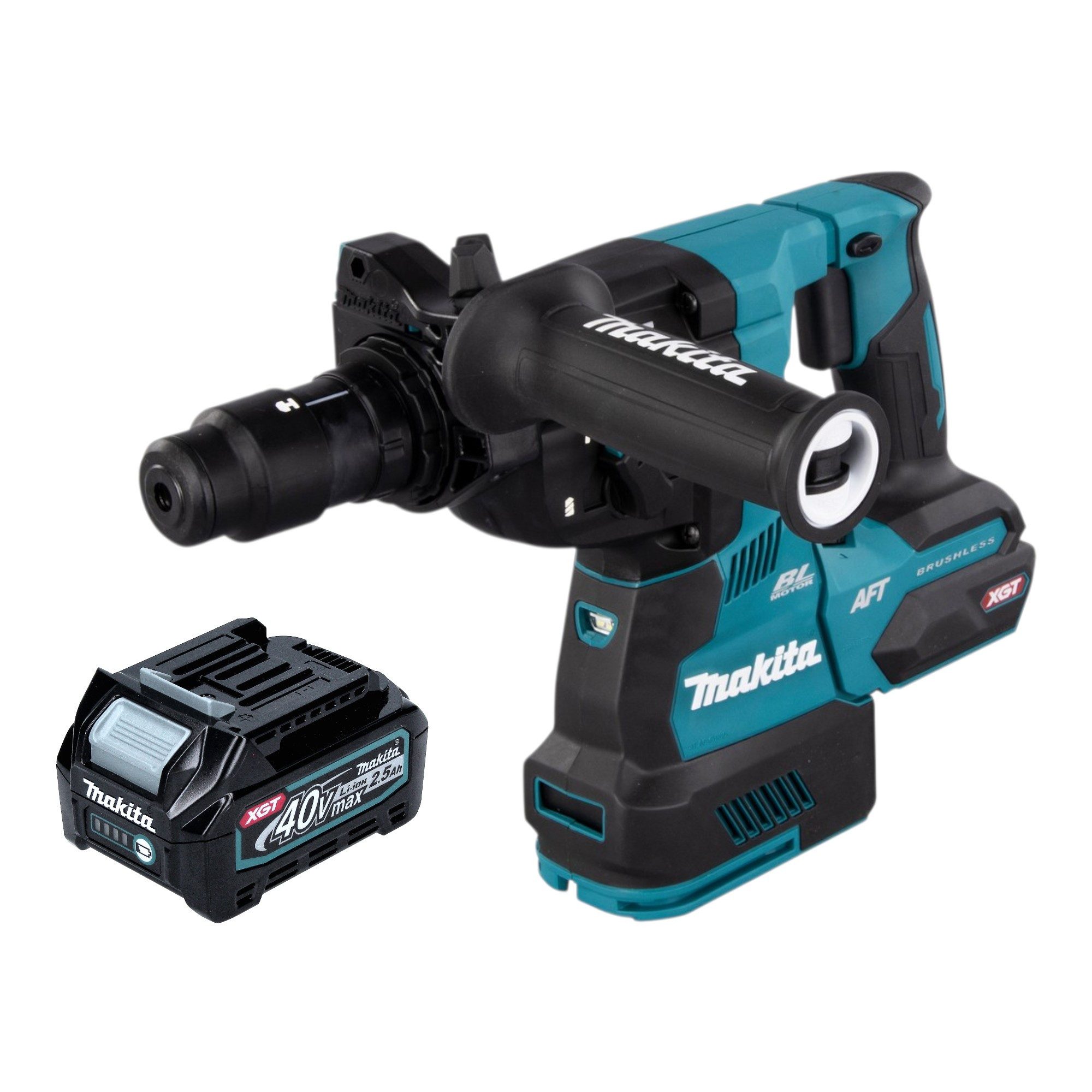 Makita Akku-Bohrhammer HR 002 GD1 40 V max. 2,9 J SDS plus + 1x Akku 2,5 Ah - ohne Ladegerät