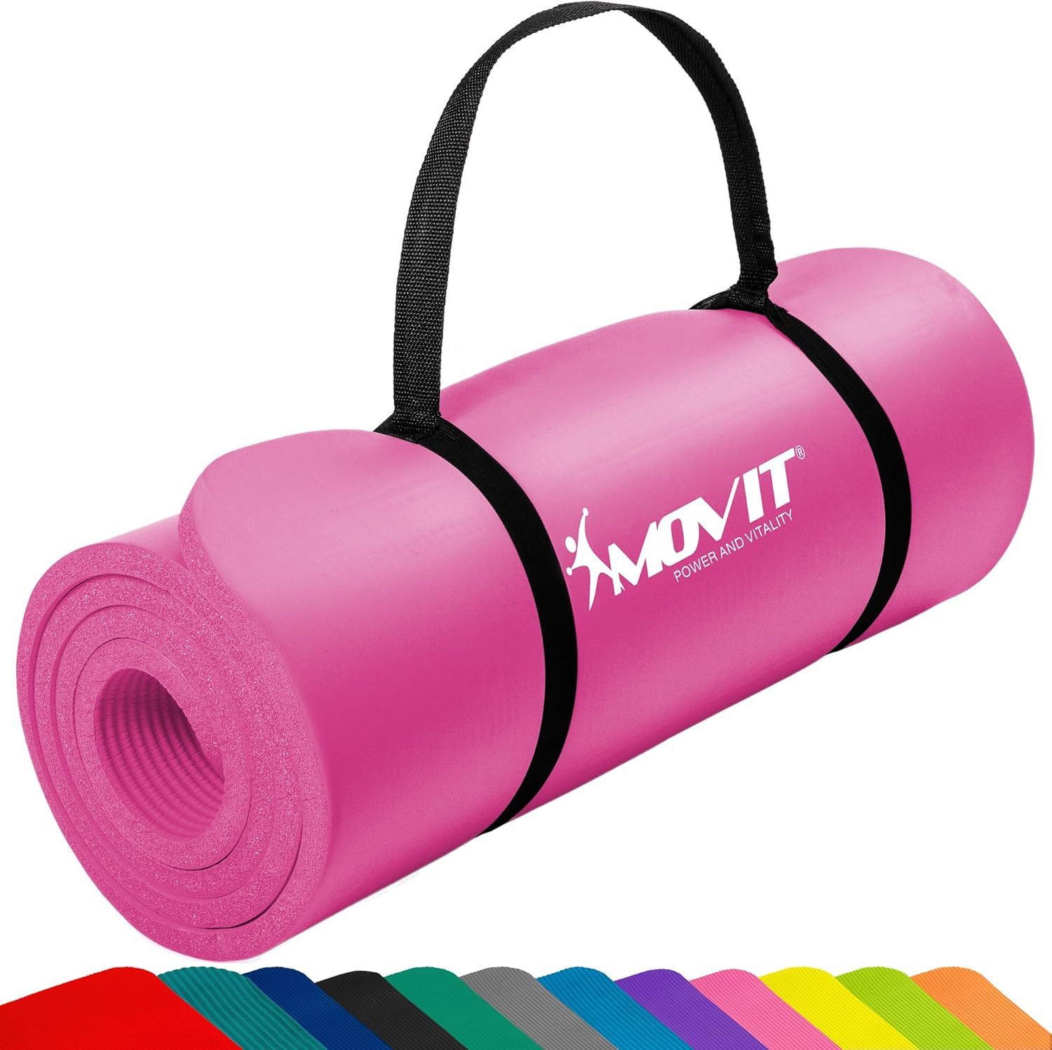 MOVIT Yogamatte Yogamatte 10/15 mm Dicke (1-St)