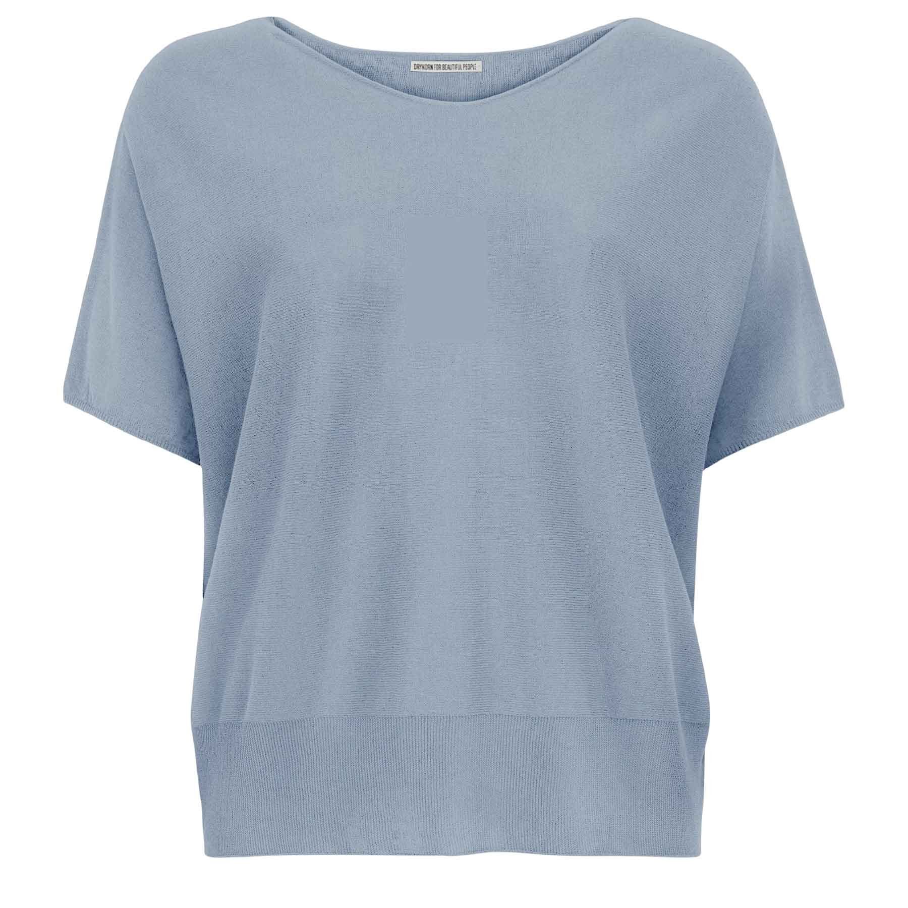 Drykorn Stehkragenshirt Strickshirt SOMELI aus Baumwolle günstig online kaufen