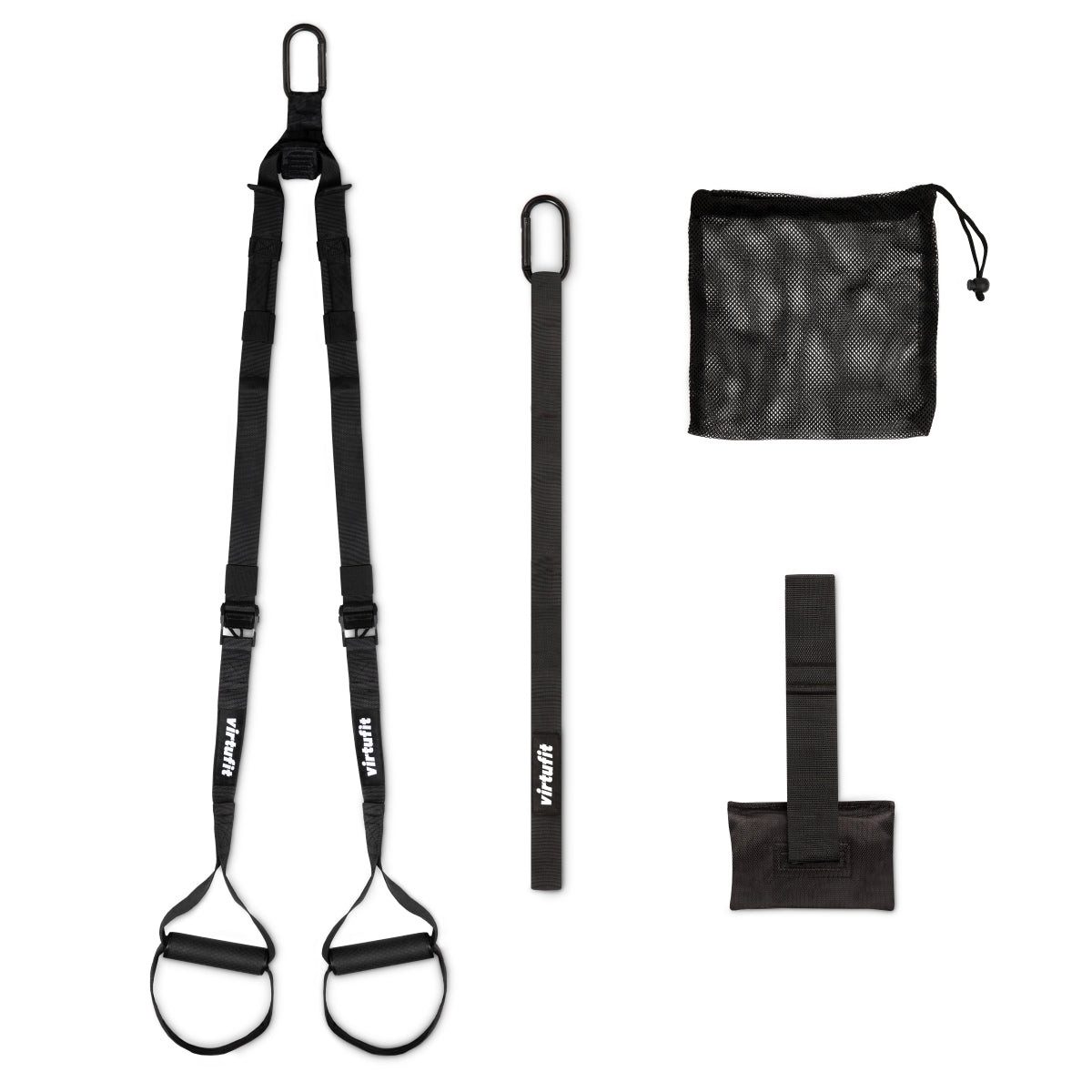 VirtuFit Schlingentrainer VirtuFit Suspension Trainer mit Aufbewahrungstasche Schwarz