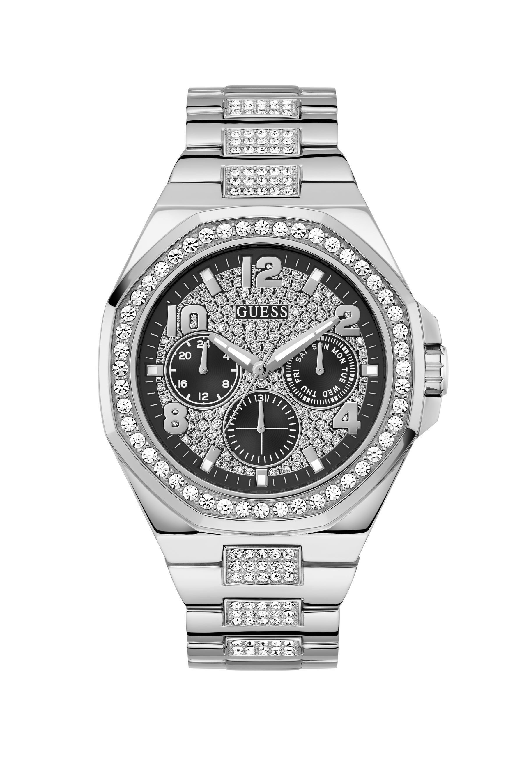 Guess Quarzuhr EMPIRE, (1-tlg), Quarz-Analoguhr günstig online kaufen