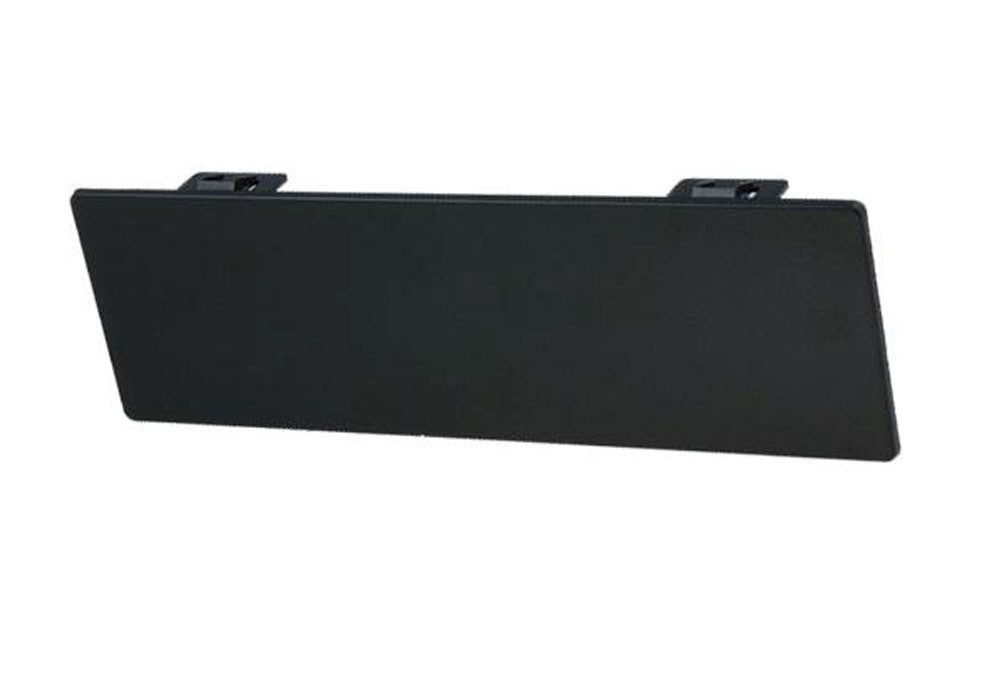 maxxcount 1DIN Abdeckblende Schwarz für Radioschacht mit Schnappverschluss Autoradio