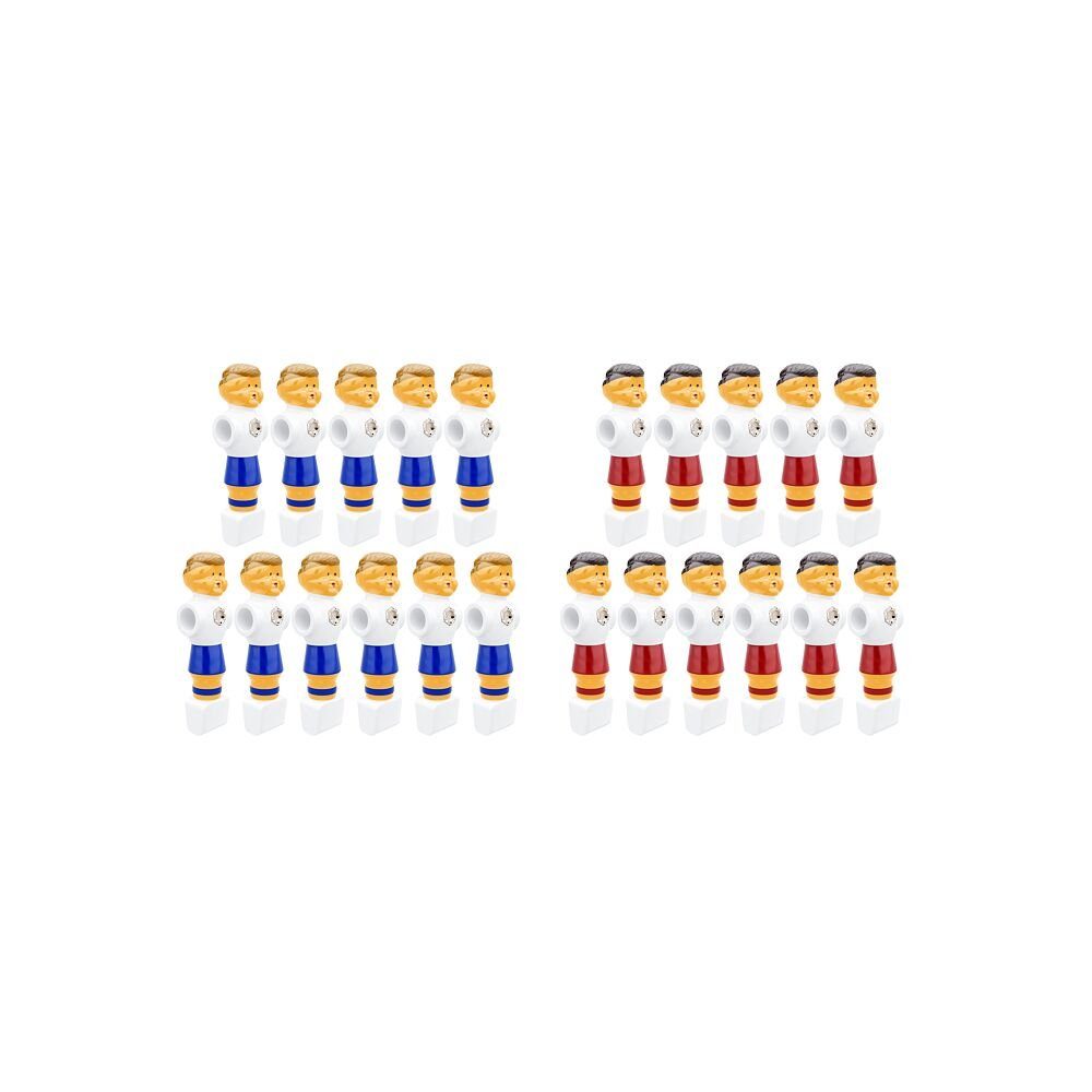 Blau vs. Rot, 2x11er Teams inkl. Schrauben und Muttern