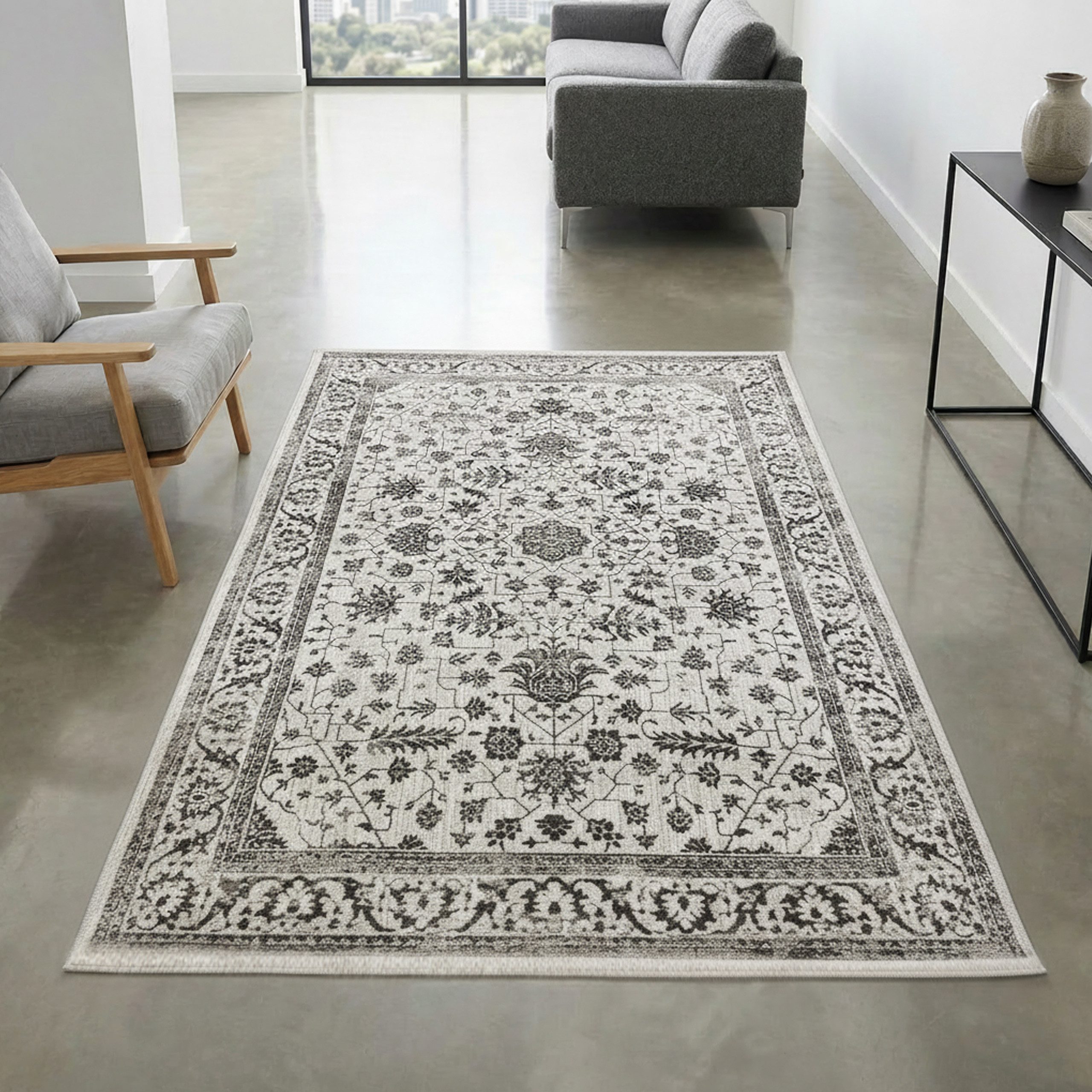 Carpetia Designteppich Dekorative Muster, rechteckig, Höhe: 8 mm, pflegeleicht, weich
