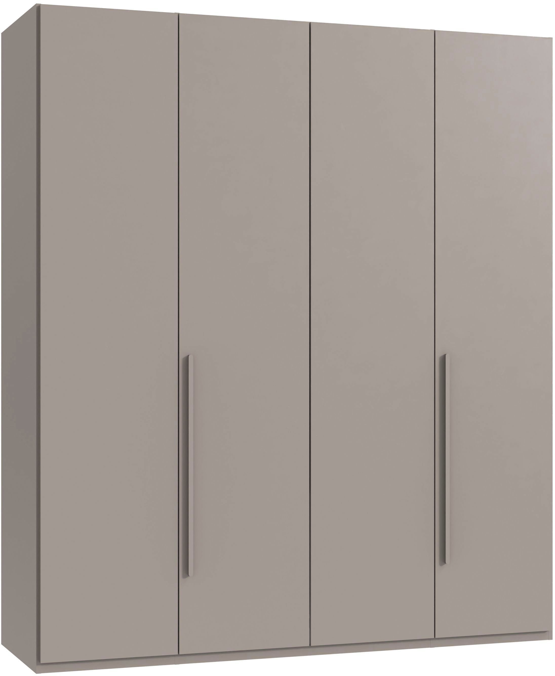 Wimex Drehtürenschrank Kleiderschrank London, in den Breiten 180cm, 225cm oder 270cm (mit verschiedenen Griffen in goldfarben, silberfarben oder schwarz) wahlweise mit Basic- oder Premium-Ausstattung erhältlich