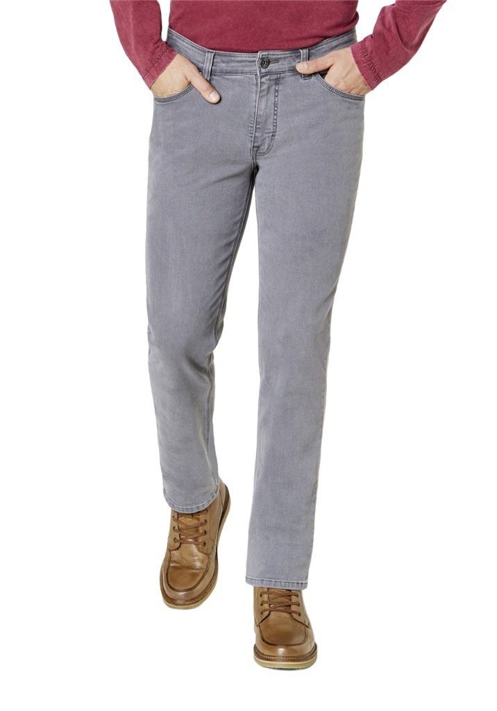Paddock's Slim-fit-Jeans RANGER PIPE mit Stretch grey stone
