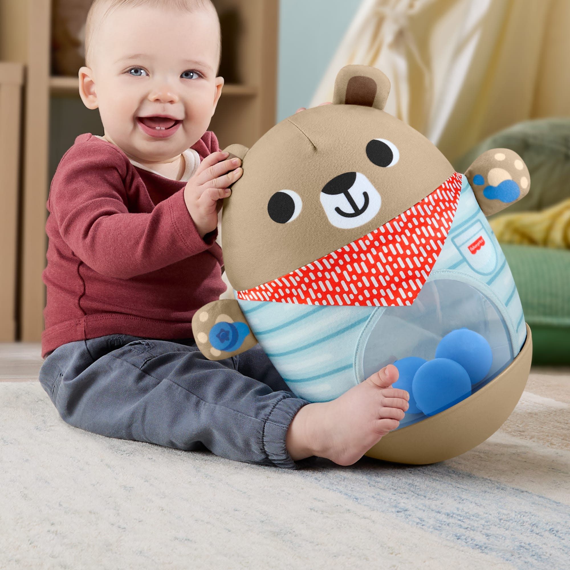 Fisher-Price® Greifling Camping-Freunde Wackelbär