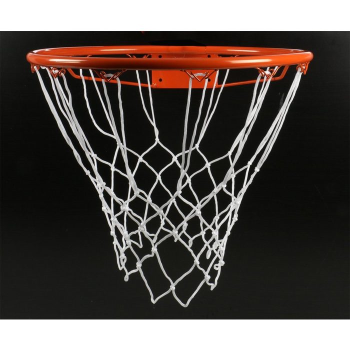 Bubble-Store Basketballkorb Profi-Basketballring mit Nylon-Netz (Basketballkorb 4 vorgebohrte Löcher für Wandbefestigung) Basketball Wurfspiel für die ganze Familie
