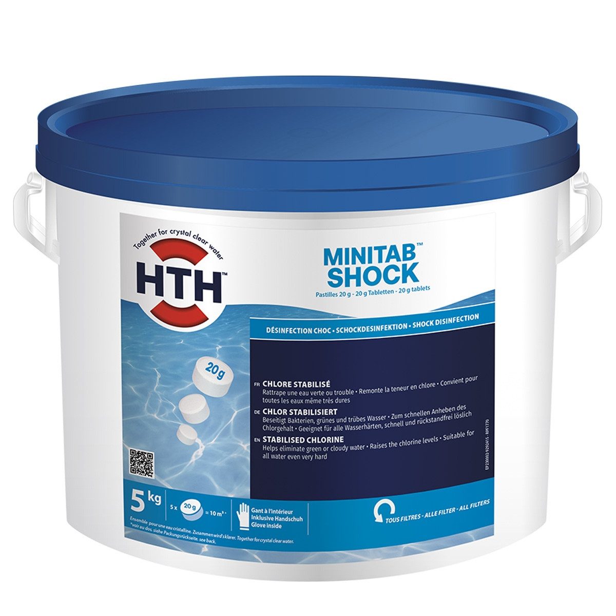 Poolpflege MiniTab Shock 20 g - 5 kg schnell löslich Chlor Tabletten Desinfektion