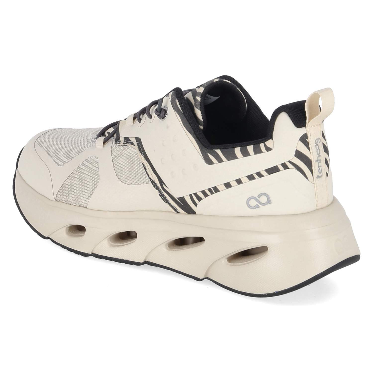 Tenhaag Tenhaag Slip On Sneaker 0001-152 Damen Textil & Synthetik beige Schnürschuh – Bild 3 von 5