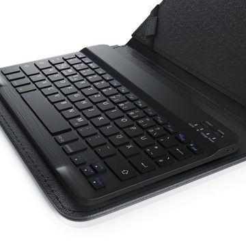 Aplic Tablet-Tastatur (Bluetooth-Tastatur inkl. Kunstledercase für 9-10" Tablets ideal für den mobilen Transport)