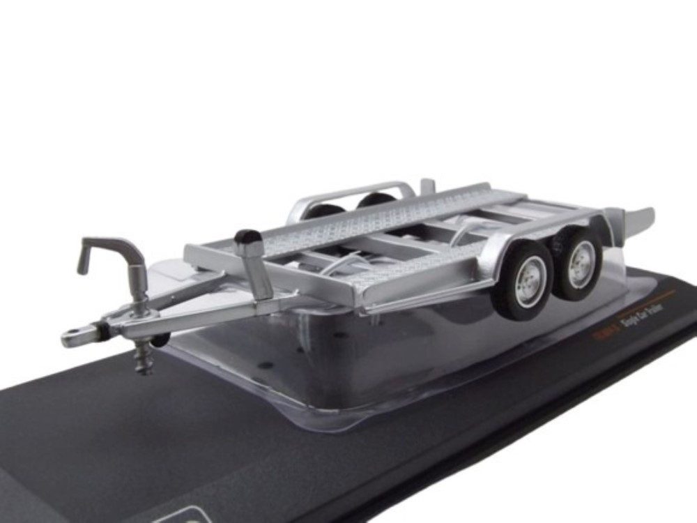 ixo Models Modellauto Anhänger Autoanhänger silber, Maßstab 1:43