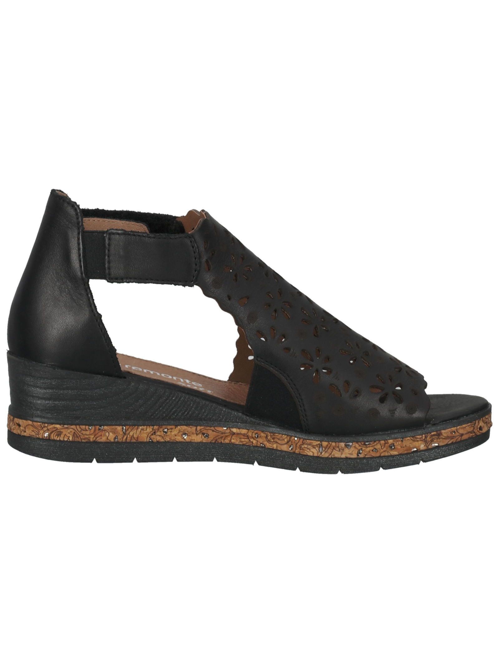 Remonte Sandalen Glattleder . Keilsandalette