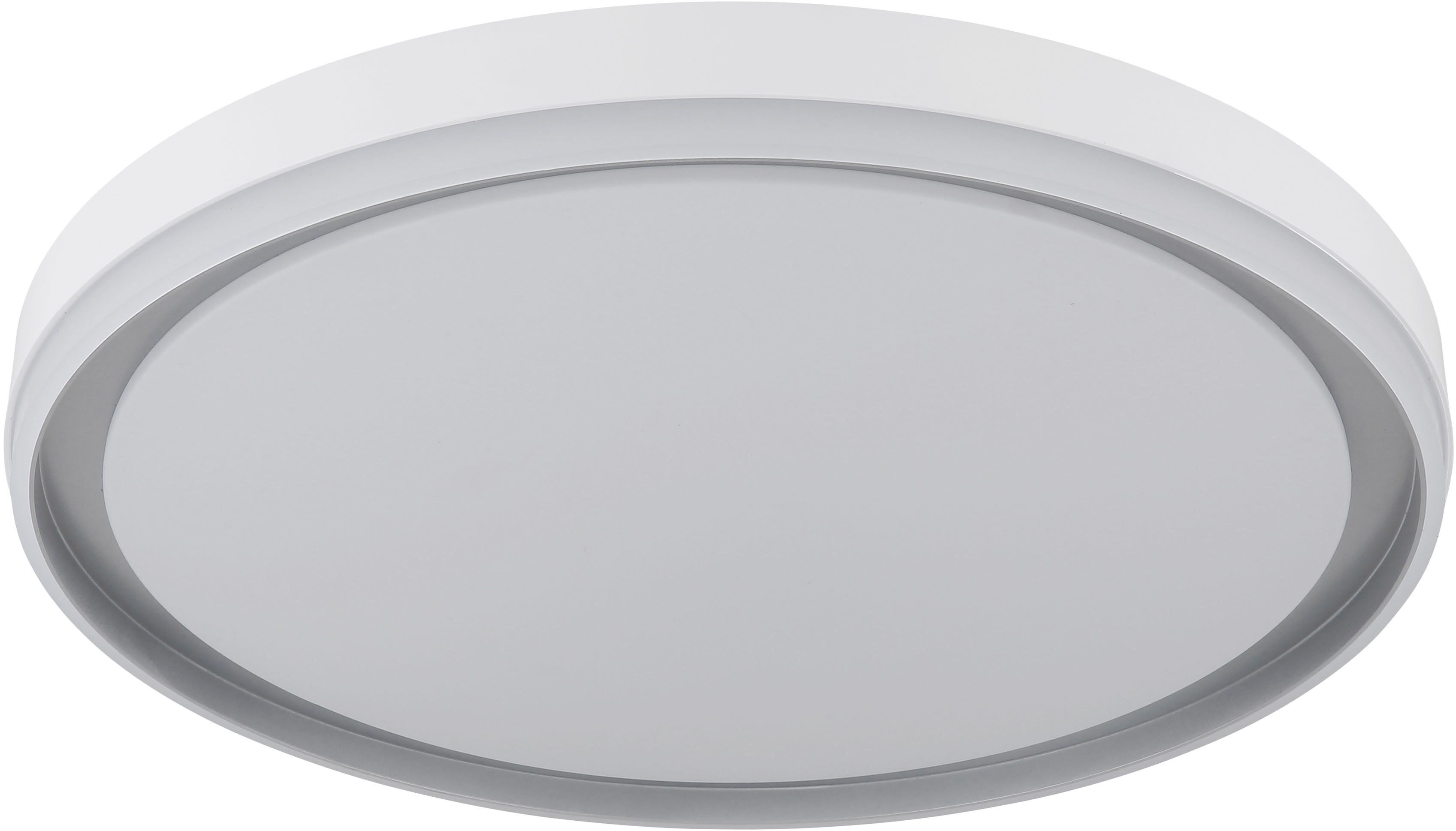 GLOBO LIGHTING Deckenleuchte JANICE, LED fest integriert, Dimmbarer weißer LED-Deckenleuchte mit RGB Farbwechsler