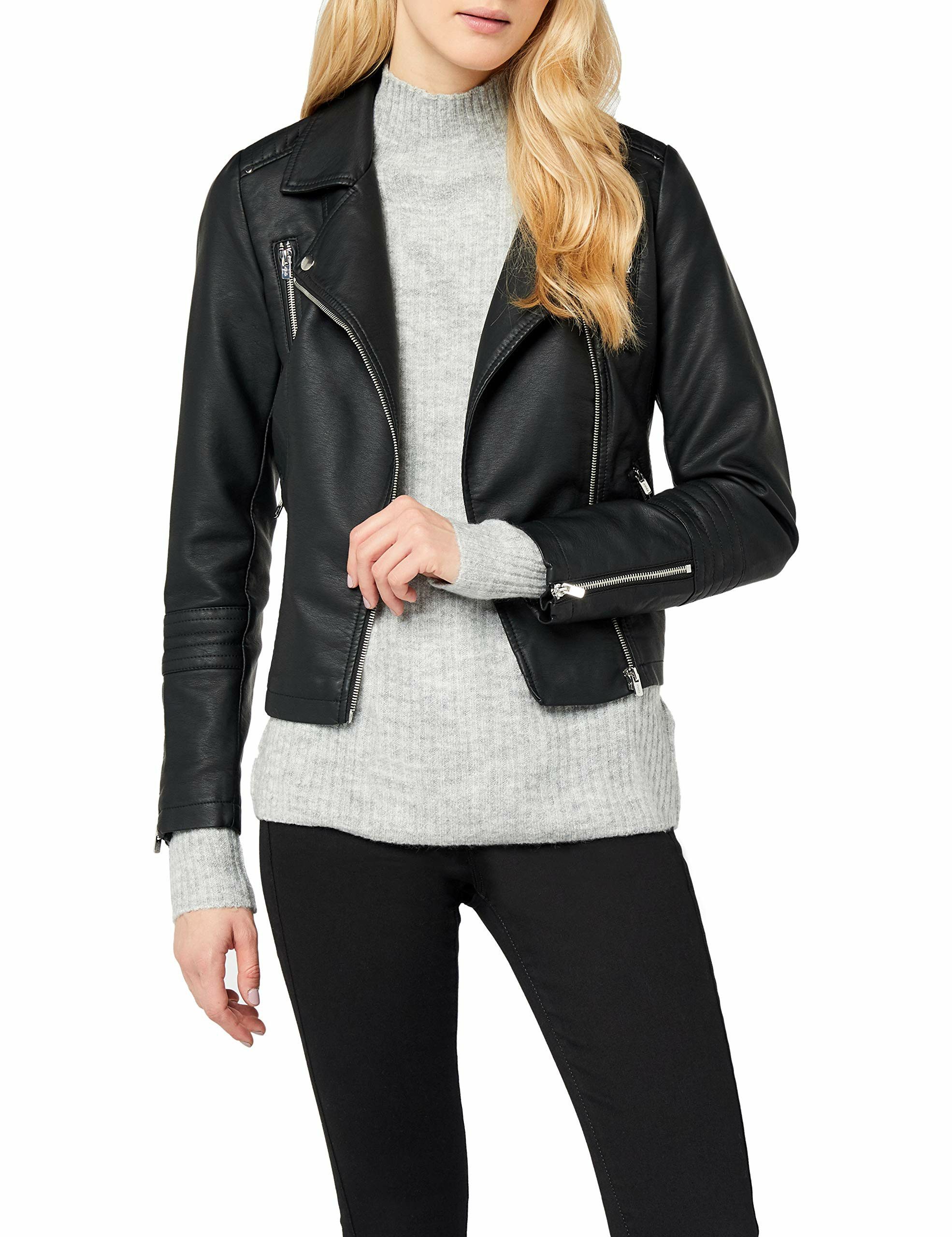 ONLY Lederjacke Lederjacke für Damen (1-St) günstig online kaufen