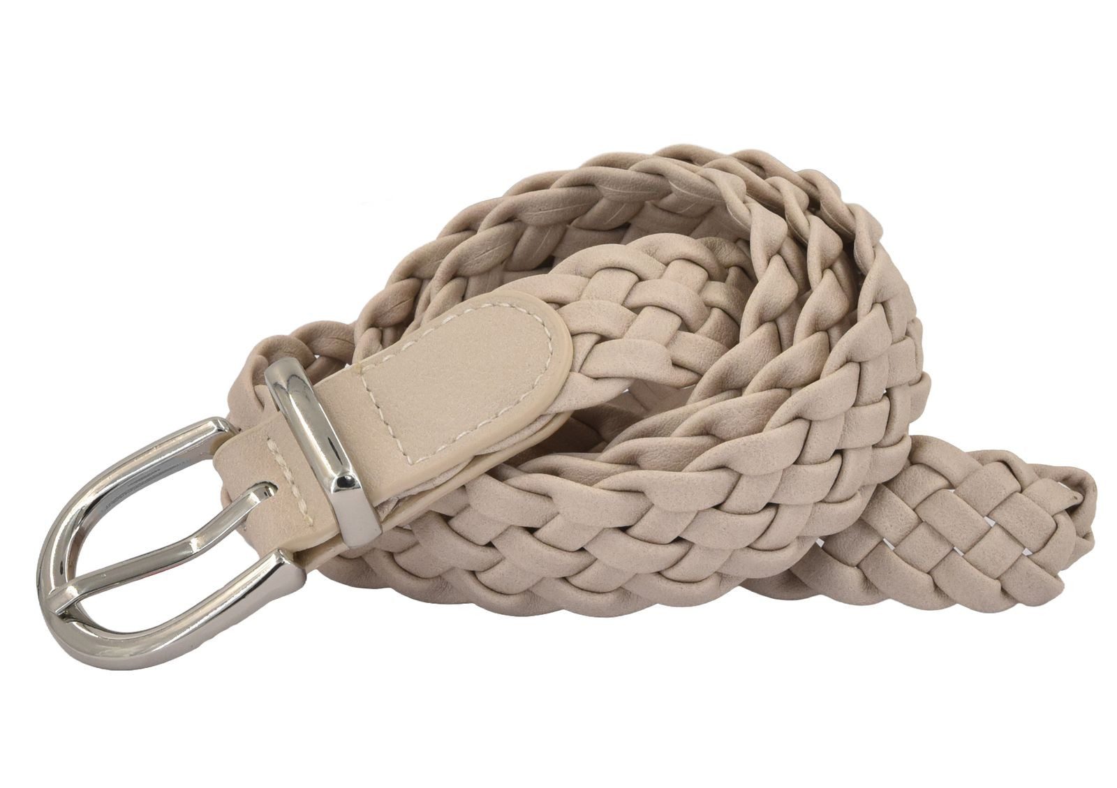 styleBREAKER Flechtgürtel Flechtgürtel schmal (1-St)