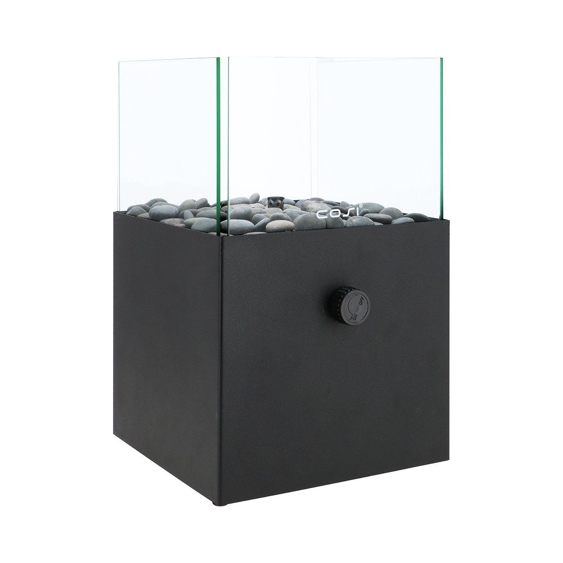COSI Tischfeuer Cosifire Tischfeuer COSISCOOP Square black, Ø 20x32,5cm