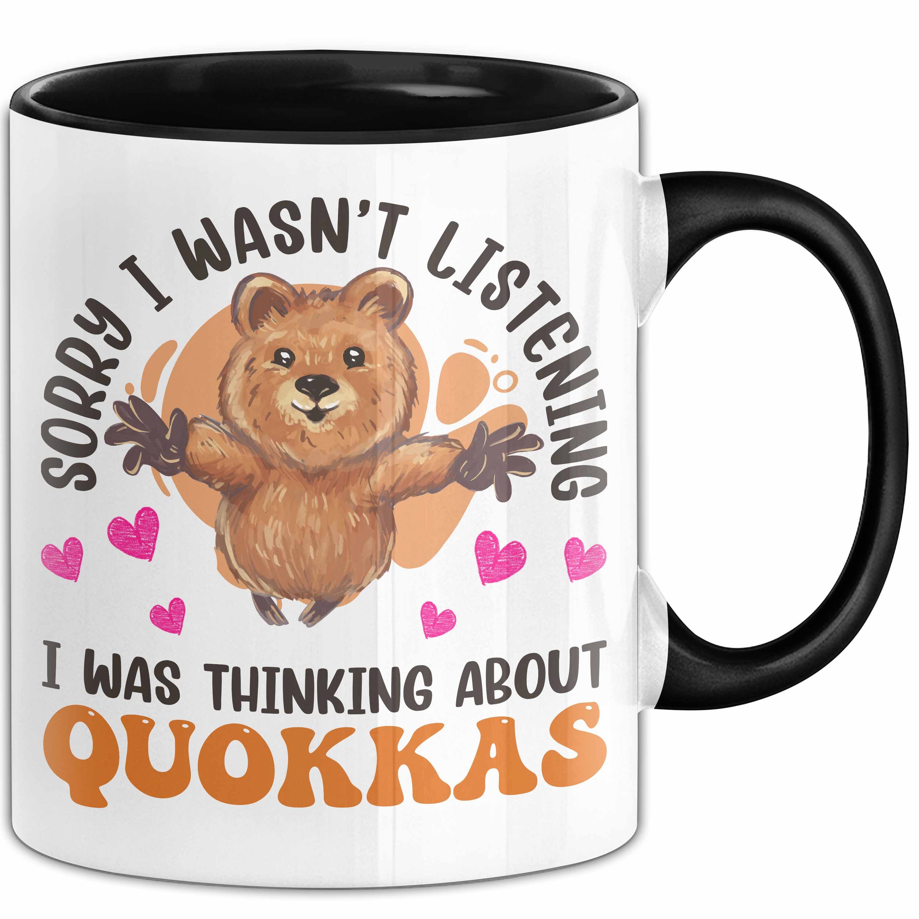 Trendation Tasse Quokka Tasse Geschenkidee Tier Liebhaberin Becher, Keramik