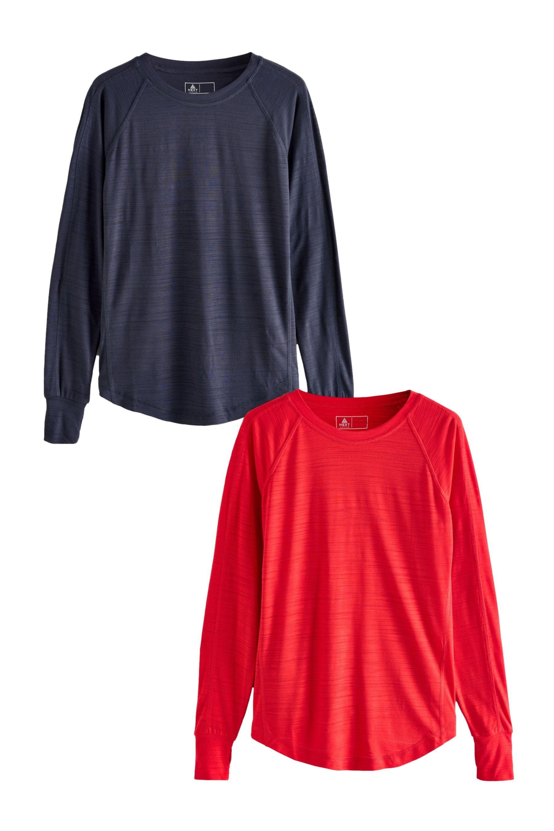 Langarmshirt Leichte Active Langarmoberteile, 2er-Pack