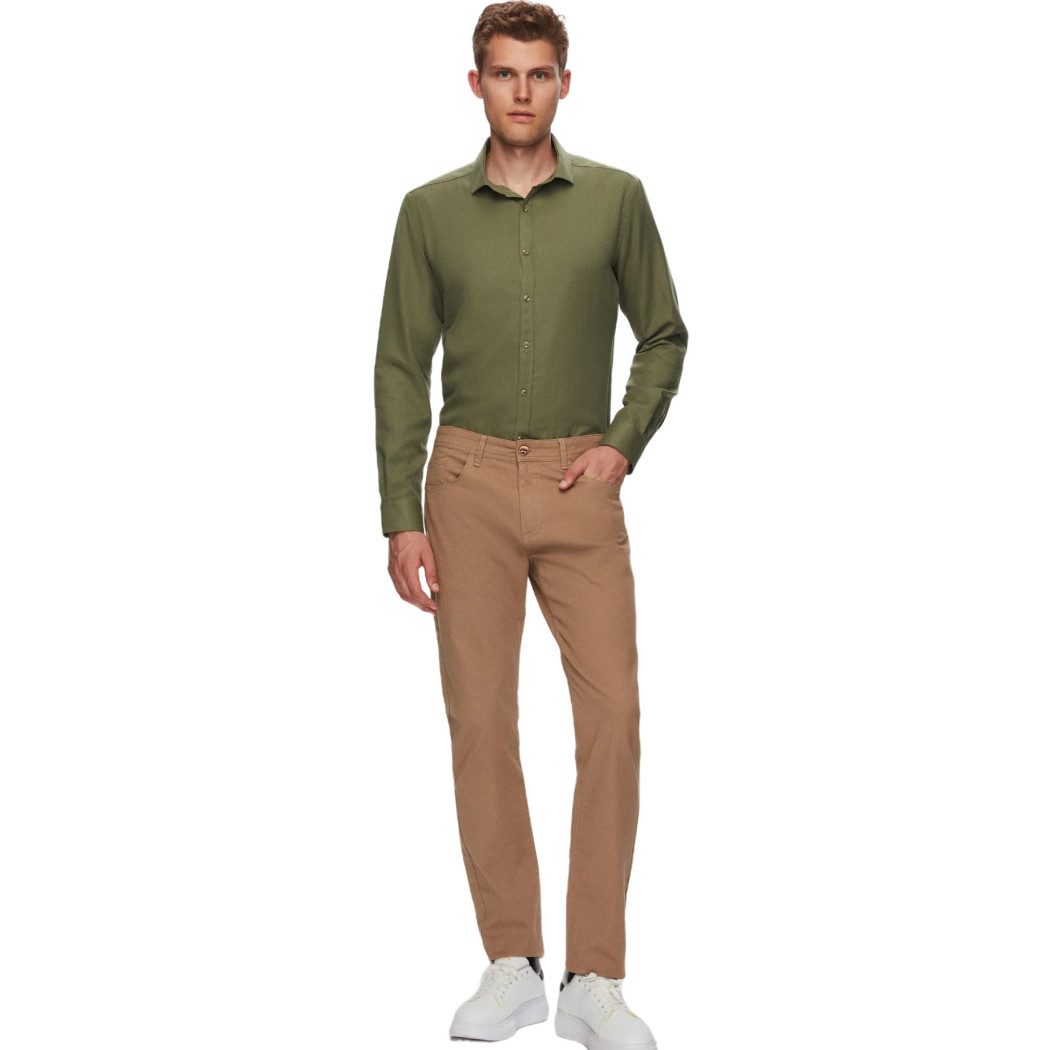 D'S DAMAT Frackhemd Twn Slim Fit Oxford-Hemd