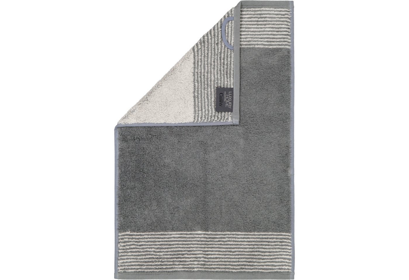 Cawö Handtücher Luxury Home Two-Tone 590, 100% Baumwolle (1-St)