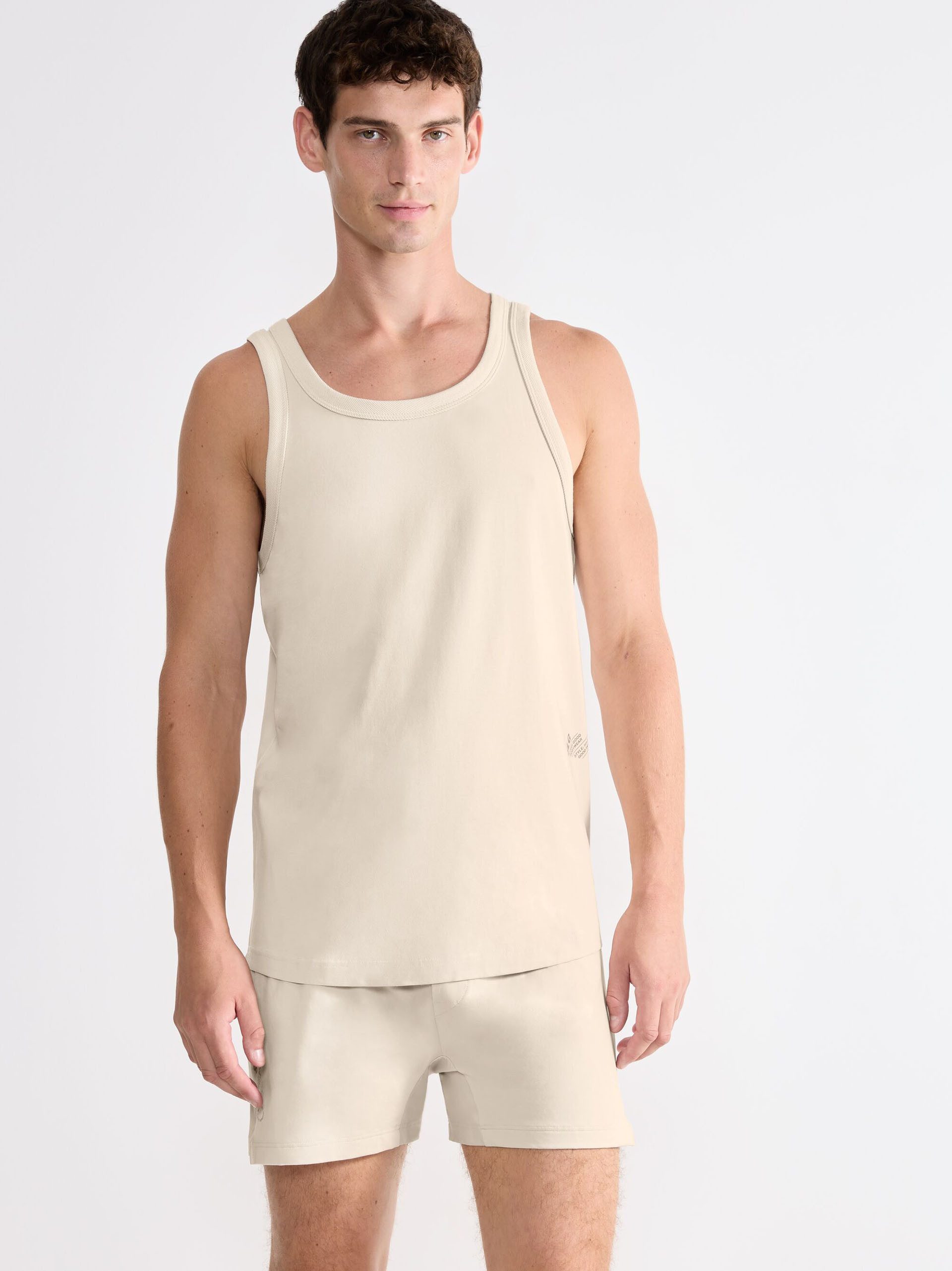 sloggi Tanktop Tank Top (2-tlg) Männer Unterhemd Ärmelloses