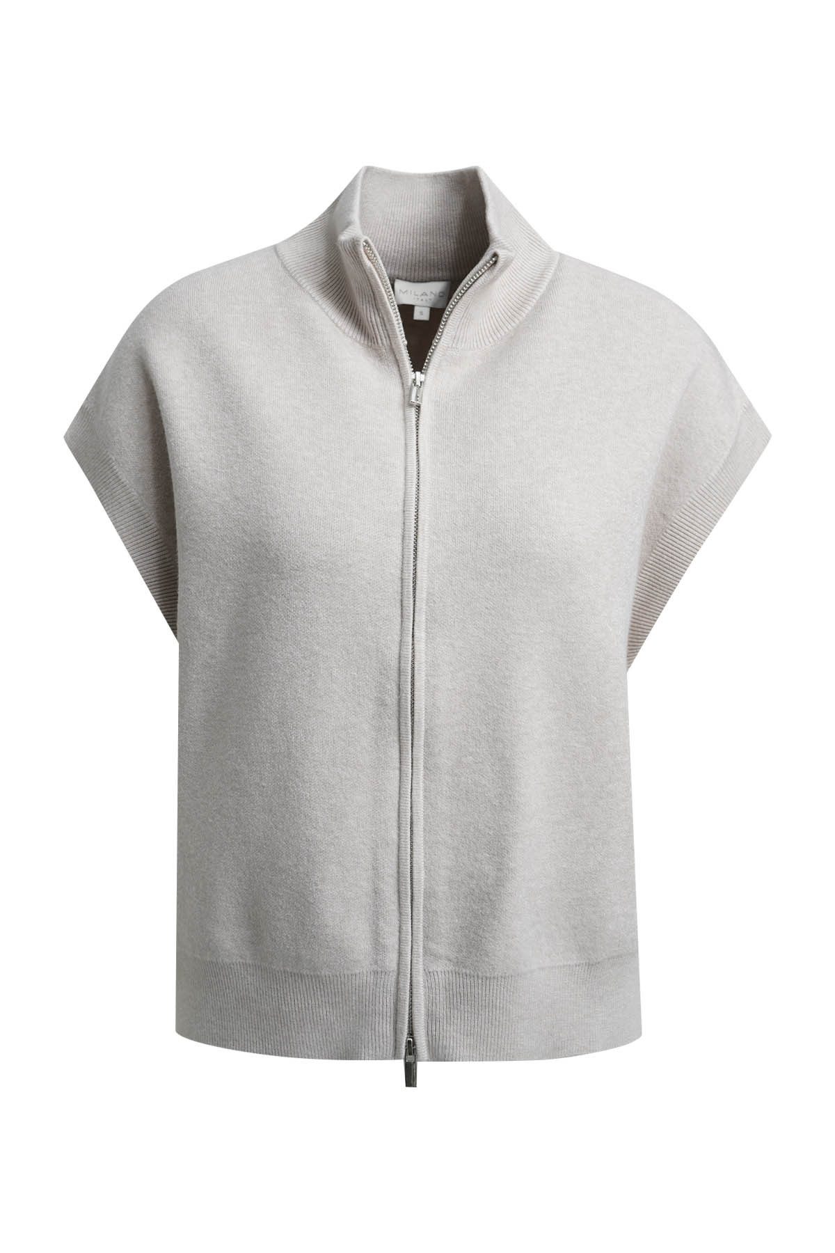 Milano Italy Strickpullover OVERSIZED VEST W 2-W