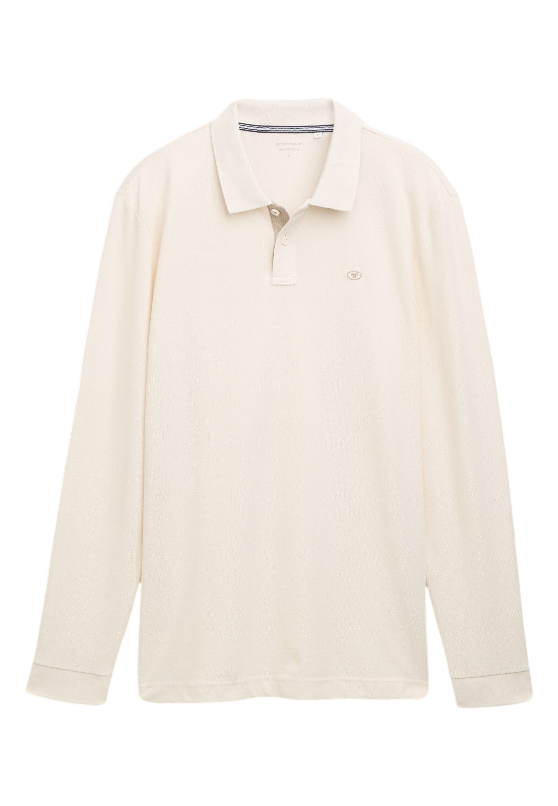 TOM TAILOR Poloshirt Poloshirt Langarmshirt mit Polokragen (1-tlg., 1) günstig online kaufen