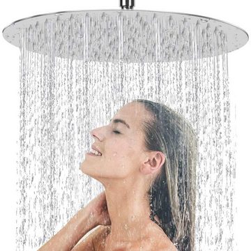 Lubgitsr Duschsystem Regendusche Duschkopf, 304 Edelstahl Regenduschkopf Verstellbarer, 1 tlg.