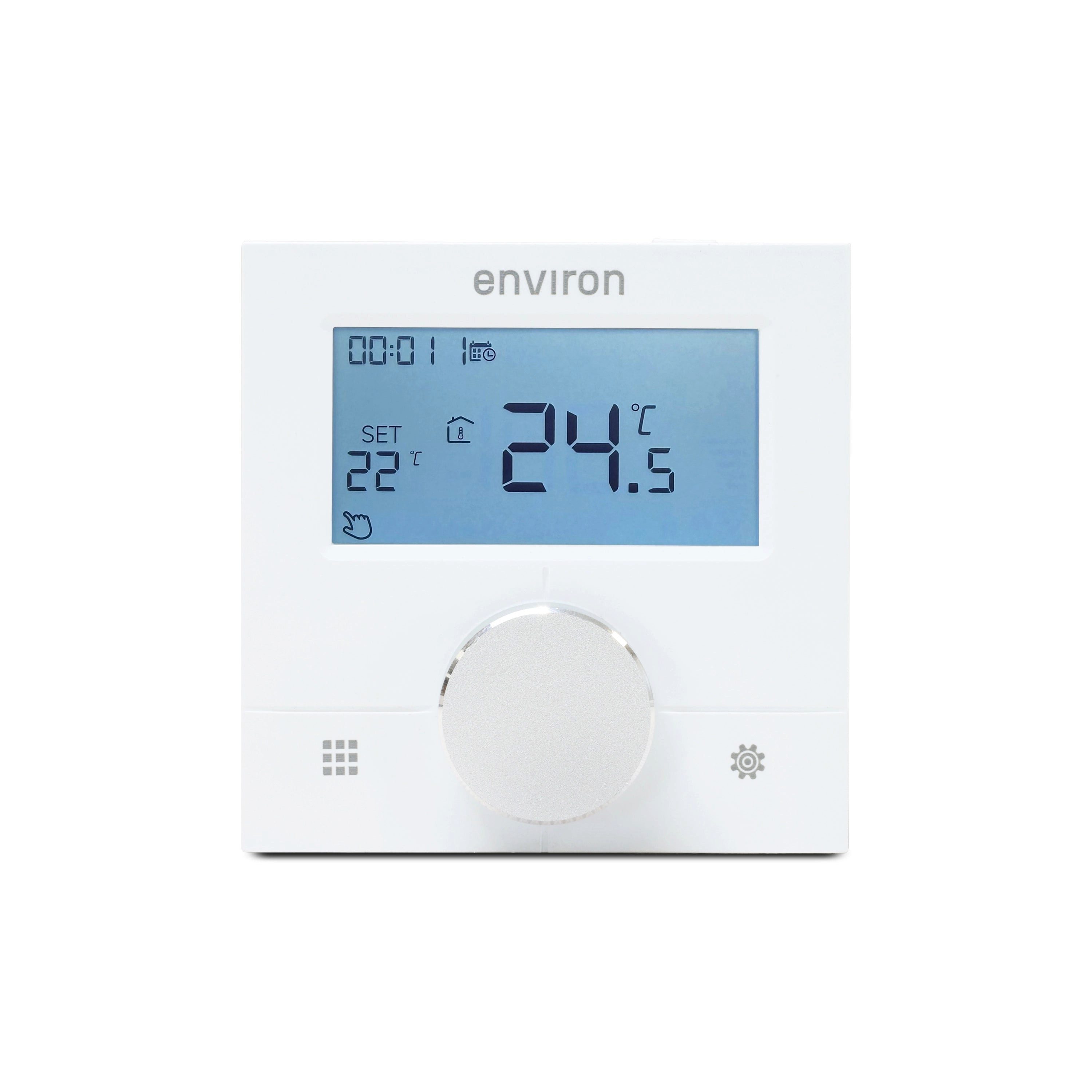 Environ Raumthermostat Raumthermostat ENRTH3 Unterputz 230V – digital mit WLAN, App-Steuerung