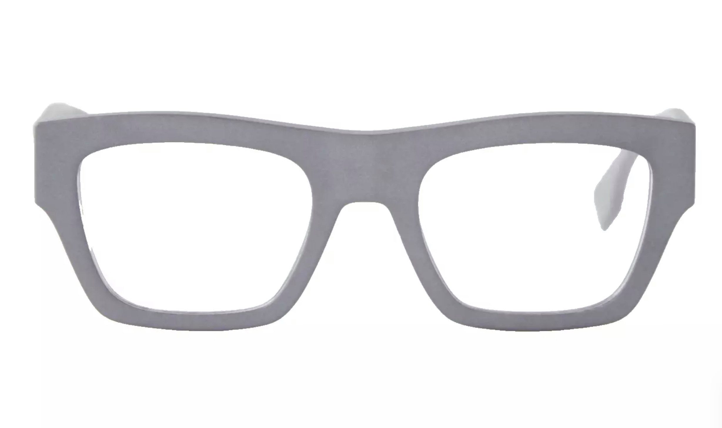 FENDI Brillengestell Brille FF-logo D-frame acetate Glasses Mit Etui Tasche, 3D-gedruckte Variante FF-Logos Grauen Shadow-Brille