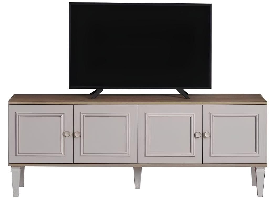Xlmoebel TV-Schrank Modernes graues Holz-Sideboard fürs Wohnzimmer (1-St., TV-Ständer) Hergestellt in Europa