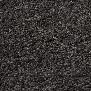 Teppich Klassischer Teppich im Unidesign in anthrazit, TeppichHome24, rechteckig