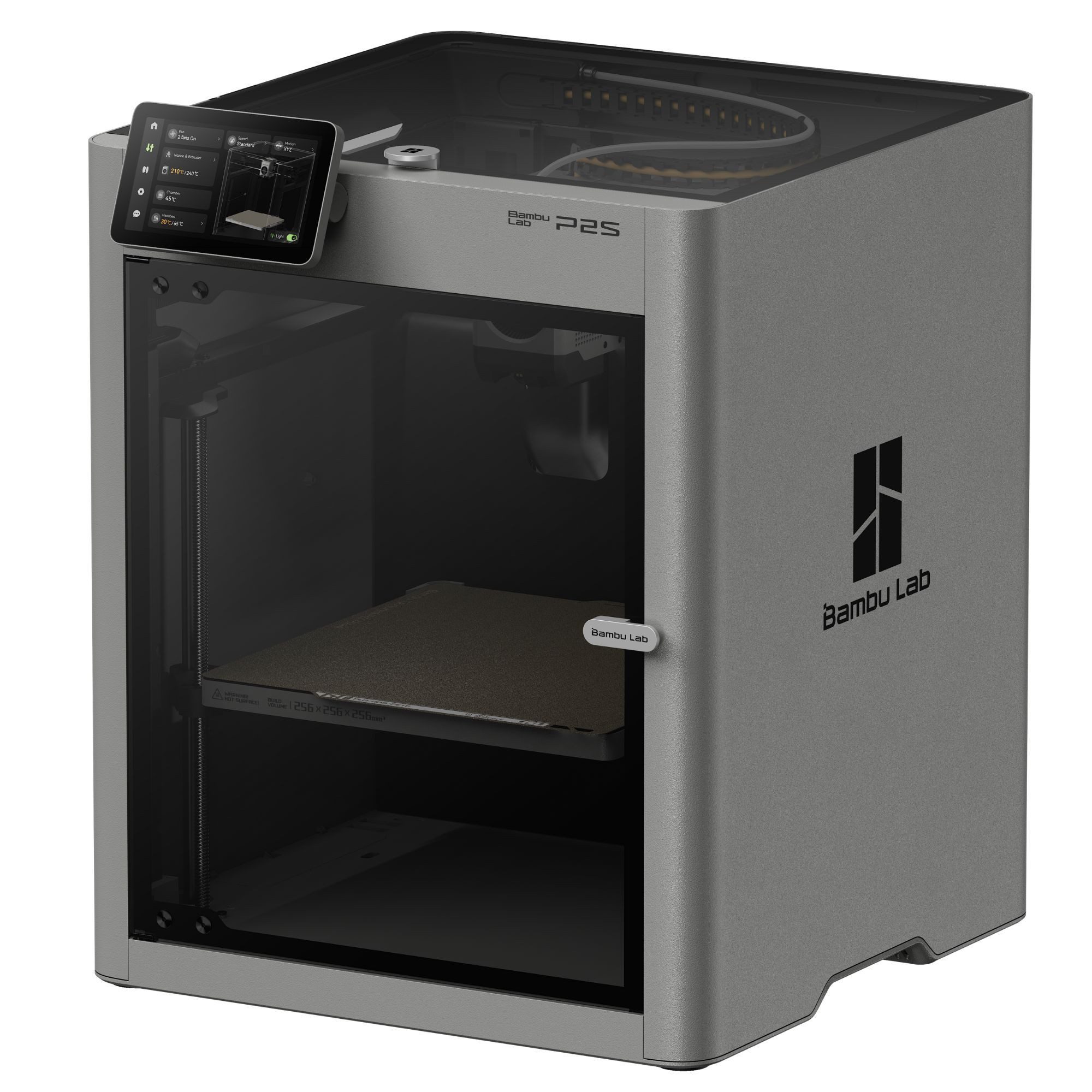 Bambu Lab 3D-Drucker Bambu Lab P2S, KI‑Fehlererkennung Auto‑Kalibrierung WLAN-App AMS Multi‑Filament