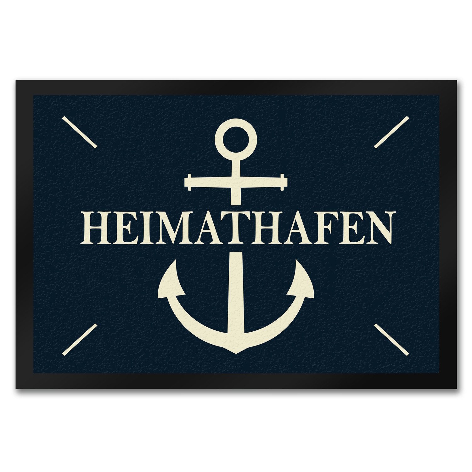 speecheese Fußmatte Heimathafen Fußmatte mit Anker günstig online kaufen