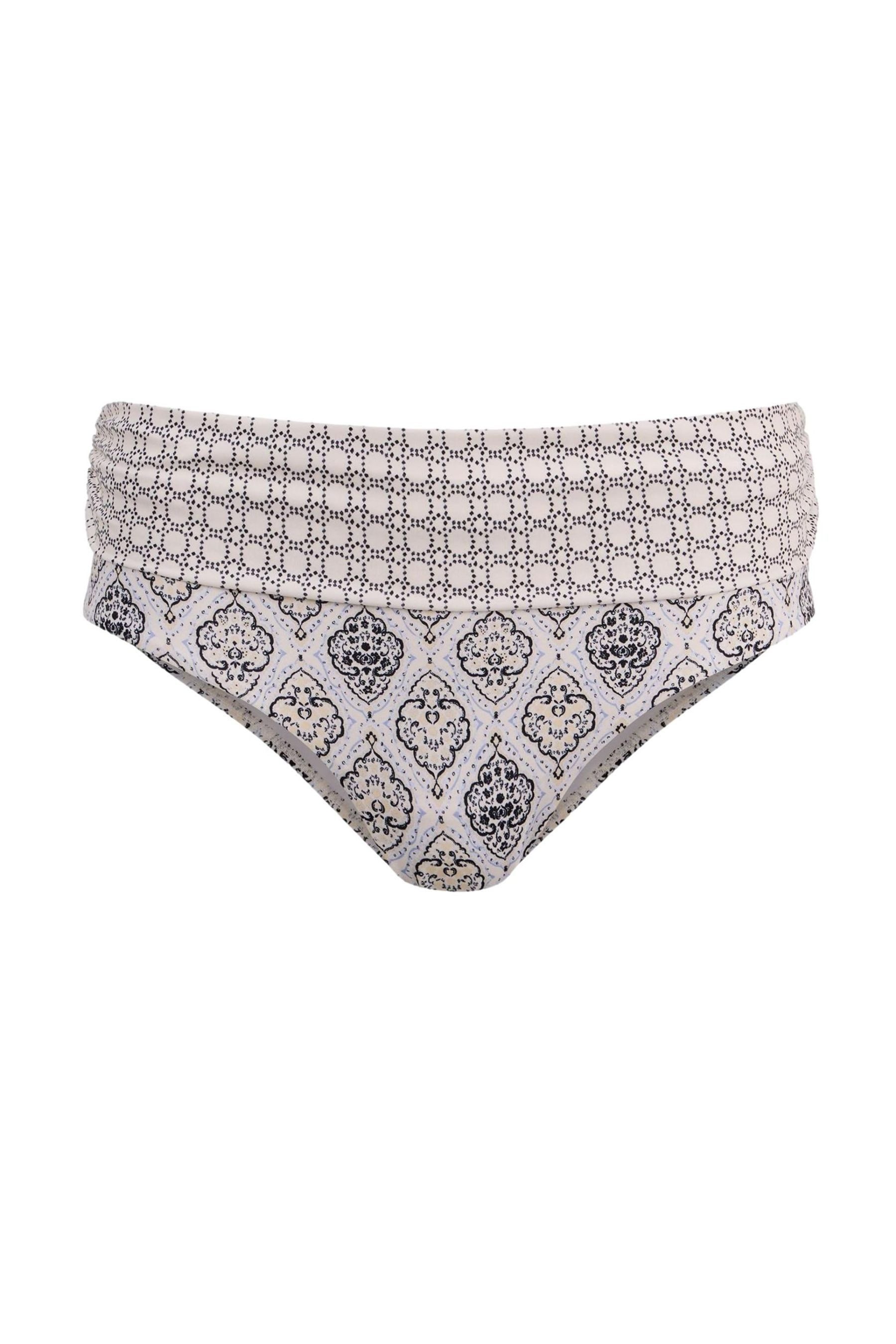 Mint Velvet Bikini-Hose Mint Velvet Slip mit Print, Umschlagbund (1-St)