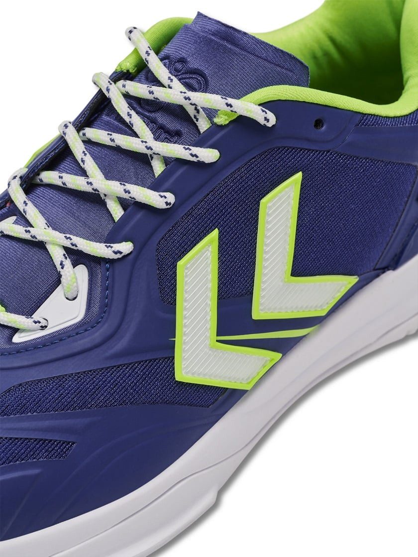hummel Hallen-Indoorschuhe Dagaz 2.0 (Dämpfung) blau Herren Badmintonschuh