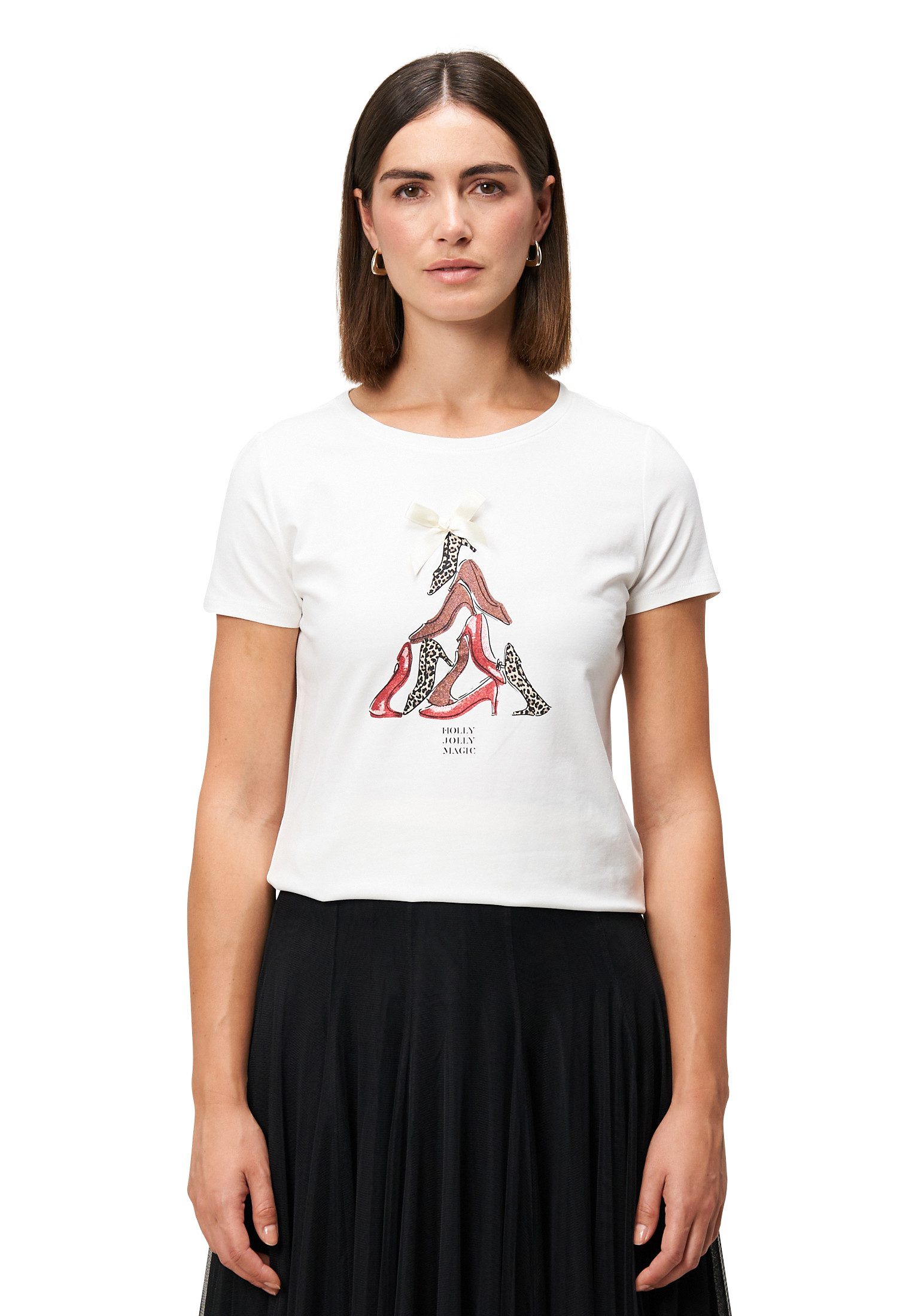 Zero Kurzarmshirt Damen Shirt mit Aufdruck günstig online kaufen