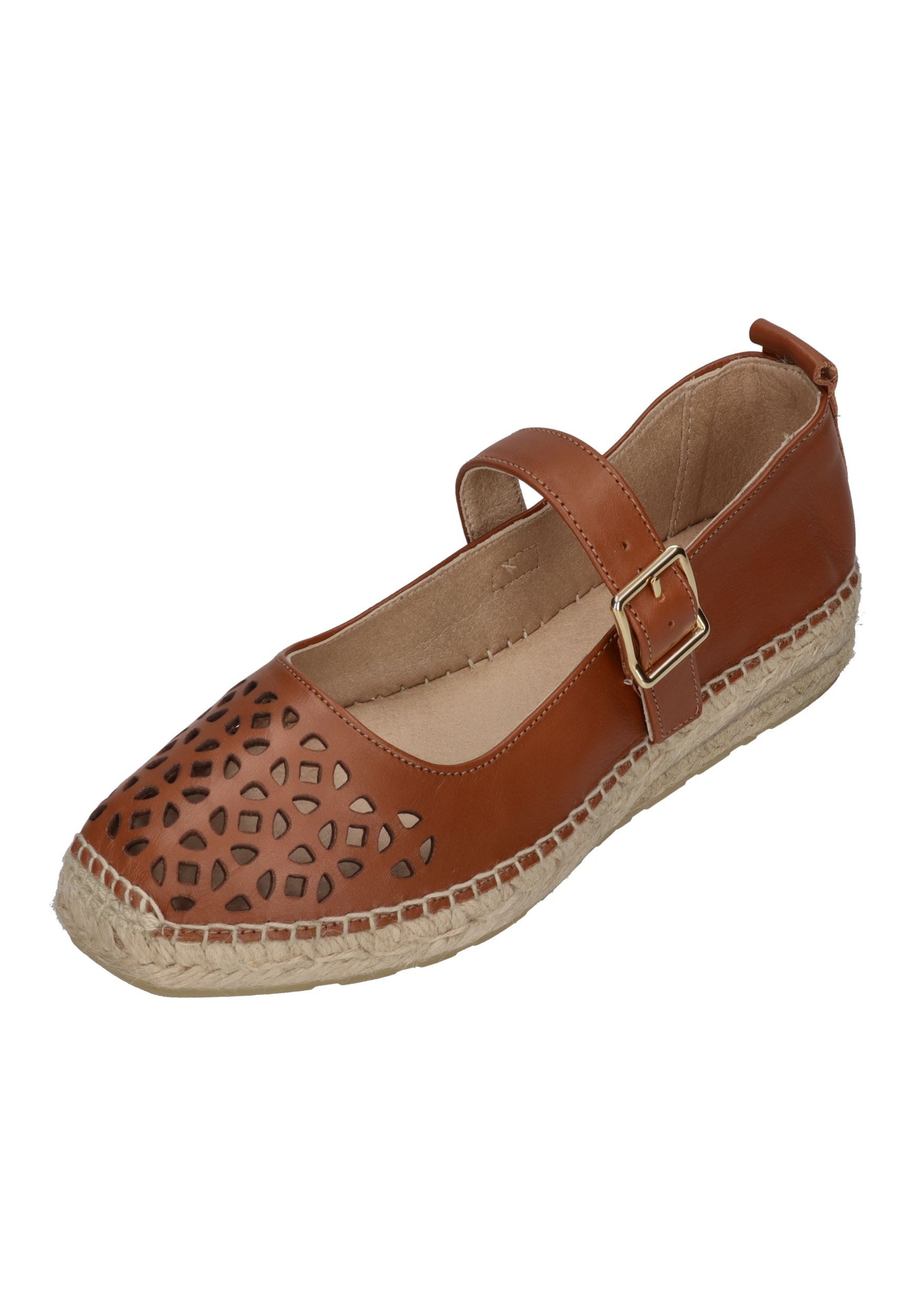 espadrij l´originale BALLERINE GRILLE Espadrille Cognac