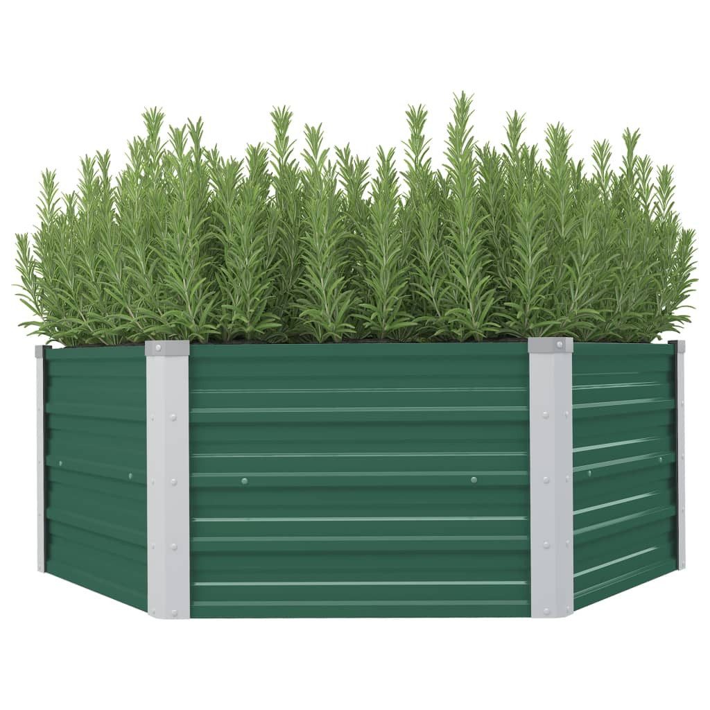 vidaXL Hochbeet Hochbeet 129x129x46 cm Verzinkter günstig online kaufen