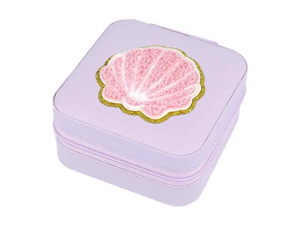 bb Klostermann Aufbewahrungsdose BB Klostermann Schmuckbox Muschel Lila