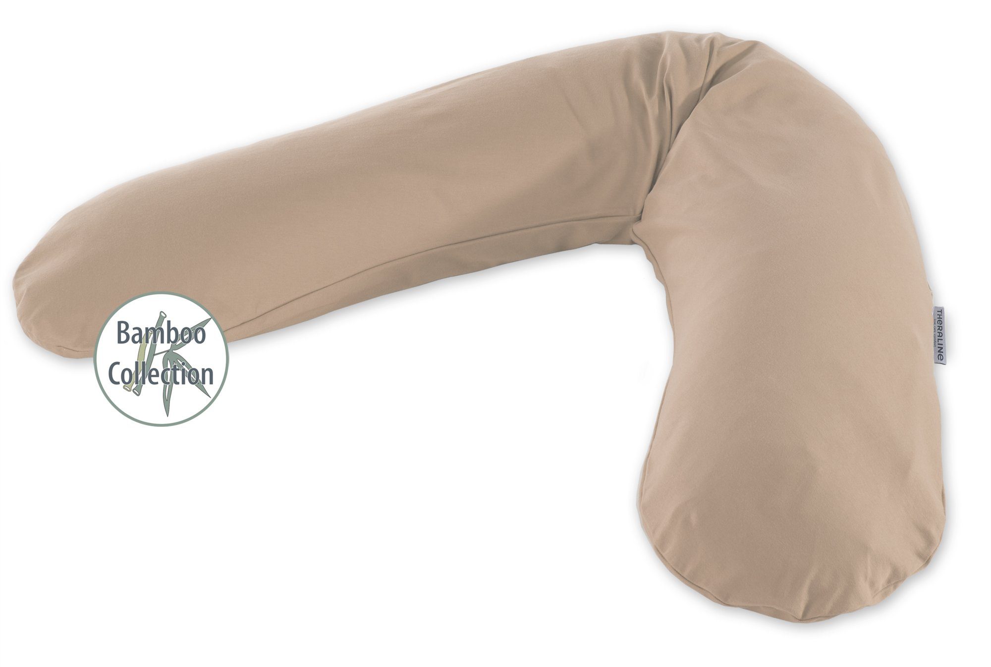 Theraline Stillkissen Stillkissen Das Original inkl. Bamboo Bezug cappuccino