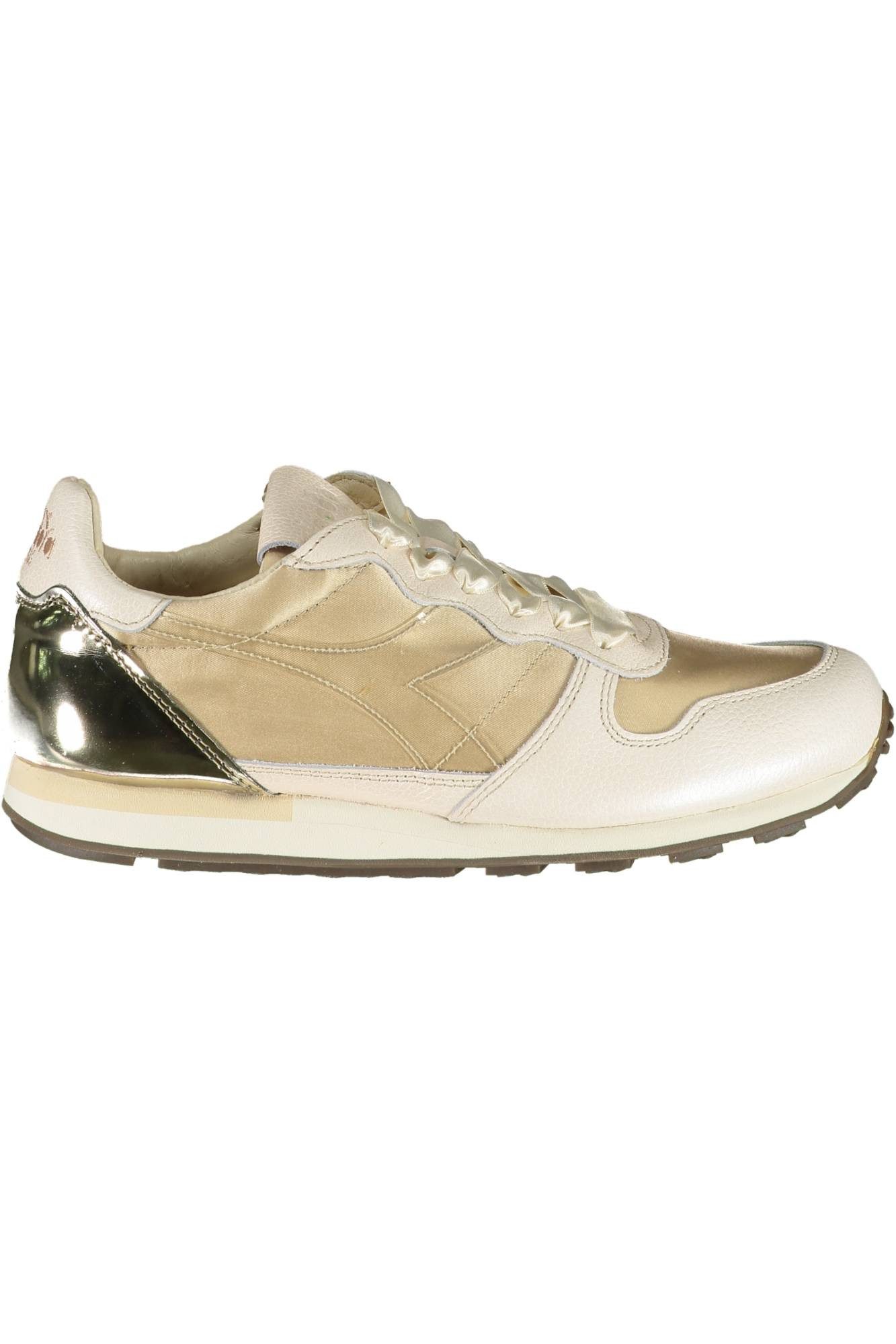 Diadora Sneaker Beiger Damen Sportschuh mit Kontrastdetails und