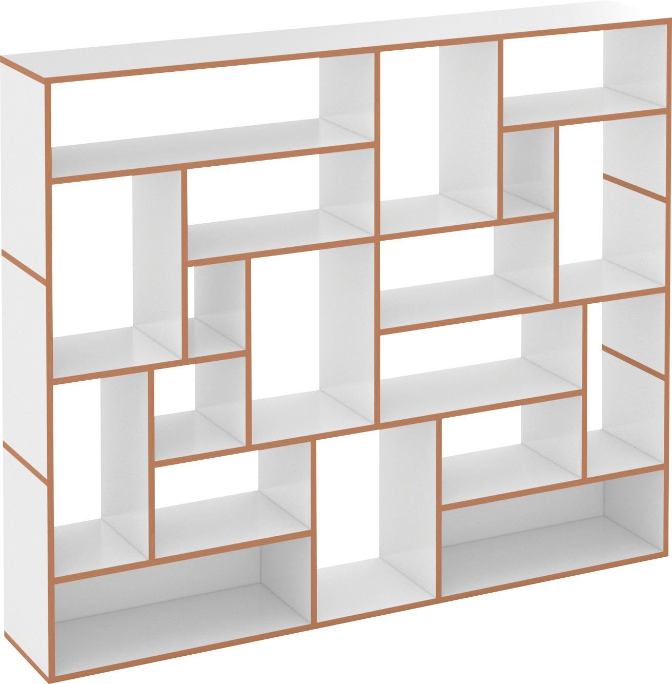 Tojo Mehrzweckregal hanibal med, Keine Schrauben notwendig, Breite/Höhe: 198/200 cm