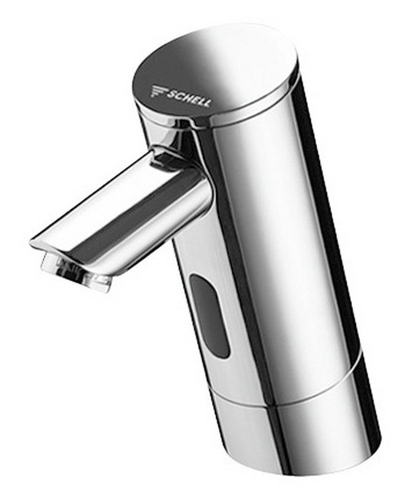 Schell Waschtischarmatur Puris Elektronische Batteriebetrieb Kaltwasser Chrom
