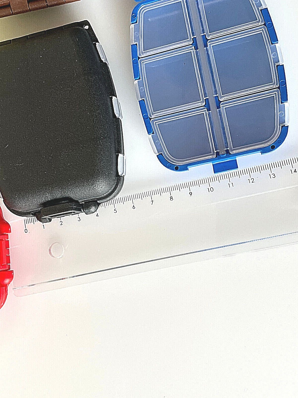 Anplast Angelkoffer Tackle Box 12 - S - Kammerbehälter lose Haken - Wirbel Zubehörbox